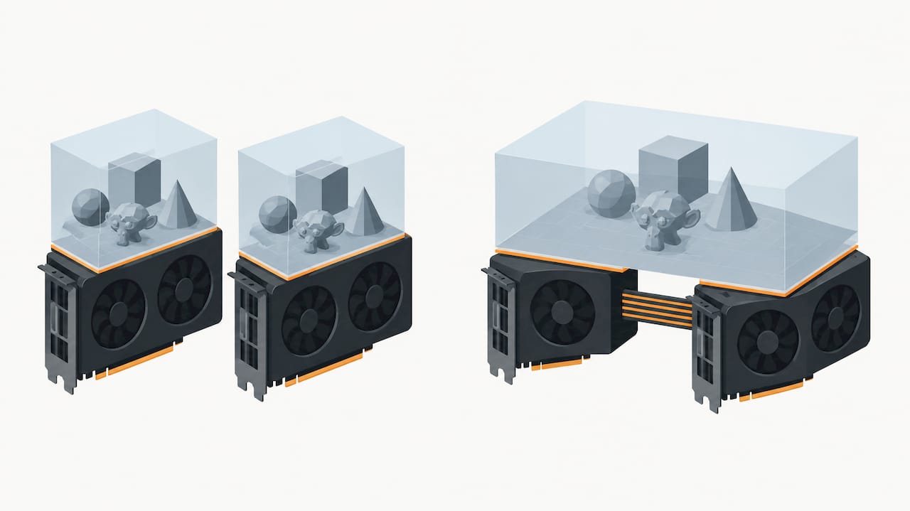 Separate and pooled GPU memory structures